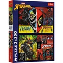 Trefl Puzzle Marvel 2 x 200 dielikov Spiderman vo dne v noci