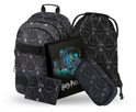 BAAGL SADA 5 Skate Harry Potter Todesreliquien: Rucksack, Federmäppchen, Tasche, Notizbücher, Geldbö