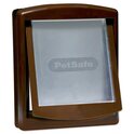 PetSafe plastična vrata sa smeđim prozirnim preklopom, izrez 28,1x23,7 cm