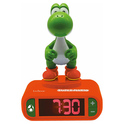 Lexibook Wecker mit 3D-Figur Super Mario Yoshi