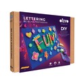 OKTO Lettering Художествен комплект Рисуване с материал "FUN" 30x40 см