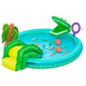 Bestway 53166 Detské nafukovacie herné centrum Crocodile Cove, 224 x 181 x 72 cm