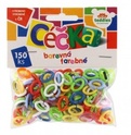 Céčka farebné 150 ks plast v sáčku