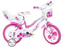 Dino Bikes - Kinderfahrrad Flappy 16" 516-02 - rosa weiß