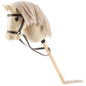 Bieco - Hobby Horsing na tyči - koník béžový, veľ. S