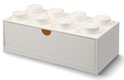 Boîte de bureau LEGO® 8 avec tiroir blanc 316 x 158 x 113 mm