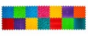 Ortek Massage-Orthopedic Mat Puzzle "Mega Mix" 14 Teile