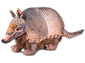 Armadillo cu nouă benzi din pluș 54cm în picioare