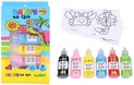 Farby na sklo glitter 5+1 22ml