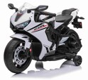 Elektrická Motorka HONDA CBR 1000RR, Licencované, 12V batéria, Plastové kolesá, biela