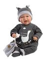 Llorens 74107 NEW BORN - păpușă realistă cu sunete și corp din material moale - 42