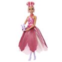 Barbie PETAL POP surprise florale - rose rouge