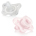 CHICCO Cumi Physio Mini Soft full szilikon 0-2m lány 2 db