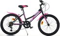 Dino Bikes - Gyermek kerékpár 20" 420D-04SC -AURELIA fekete-rózsaszín sebességváltóval
