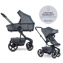 EASYWALKER Carucior combinat Harvey5 Premium 2 în 1 Mineral Grey LITE RWS