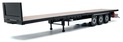 1:24 Príves plachtový -1:24 TRANSPORT TRAILER BLACK - SOLIDO - S2400506