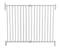 Dreambaby Varnostna ograja Broadway 2-panelna ekstra široka 76-134,5 cm bela