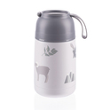 Lebensmittelthermoskanne mit Silikonhalter 620 ml, Berge