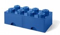 LEGO® kutija za pohranu 8 - s ladicama plava 250 x 500 x 180 mm