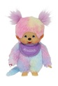 Monchhichi Mončiči Mädchen Regenbogen (gefüllt mit Kügelchen) 20cm