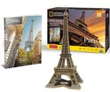 CubicFun - Puzzle 3D National Geographic - Eiffelova veža 80 dielikov