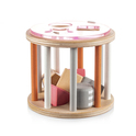 Aktivitätsblock aus Holz, Pink