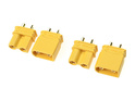 Conector placat cu aur XT-30U (2 perechi)