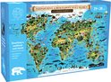 Alaysky's Interaktívne Drevené Puzzle s aplikáciou do mobilu Flora &amp; Fauna 100 dielov, CZ