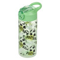BAAGL Bottiglia in Tritan per bevande con cannuccia Calcio, 500 ml