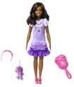 Barbie HLL18 Moja Prvá Barbie Bábika –Čiernovláska s pudlíkom