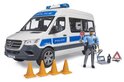 Bruder 2683 MB Sprinter Police cu lumini și sunet
