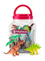 Faunica Animalitos figuras set en mega tubo - Dinosaurios, 11 figuras