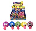 Leuchtender Smileyball mit Zunge 5,5 cm