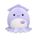 SQUISHMALLOWS Fialový kalmár - Stacy, 13 cm
