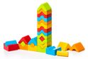 CUBIKA 15016 Juego de 5 torres LD-13 - rompecabezas de madera 25 piezas