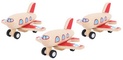 Bigjigs Toys Holz-Aufziehflugzeug 1 Stck