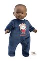 Llorens 14247 BABY ZARIEB - păpușă realistă cu corp din material moale - 42 cm