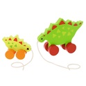 Trefl Drvena vučna igračka Dinosaur Stegosaurus