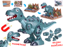 Dinosaurus T-Rex 28cm magnetický s doplnkami 2ks