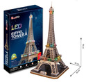 Puzzle 3D Eiffelova veža / ľad - 82 dielikov