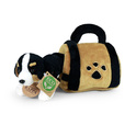 Cane di peluche Bernese Mountain Dog in trasportino 15 cm ECO-FRIENDLY