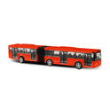 Autobus articolato in metallo rosso Bratislava/ČB 18 cm