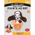 Fiesta Crafts Kreativset 3D-Maske Pirat