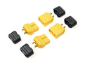 Conector placat cu aur XT-60 cu capac (2 perechi)