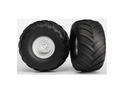 Bicicleta Traxxas 2.0 / 3.0", disc cromat satinat, anvelope Terra Groove (pereche)
