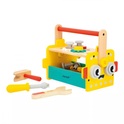 Janod BricoKids Holzwerkzeug und Baukasten in tragbarem Koffer Robot 30 Teile