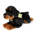 Câine Rottweiler de pluș culcat 39 cm ECO-FRIENDLY
