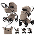 ADAMEX Kombikinderwagen Delta Natura Camel