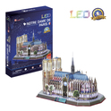 Puzzle 3D Notre Dame de Paris / led - 149 dílků