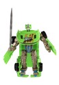 Transformer auto/robot plast 14cm zeleni, 17x26x6cm